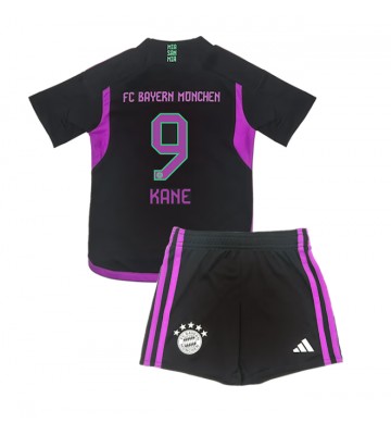 Bayern Munich Harry Kane #9 Segunda Equipación Niños 2023-24 Manga Corta (+ Pantalones cortos)